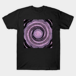 Swirl of Floating Purple Mandalas T-Shirt